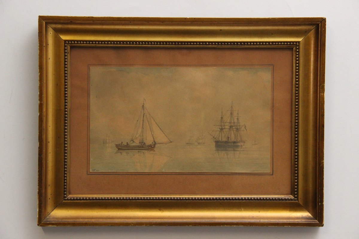 Maritim tegning fra 1868