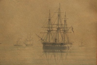 Maritim tegning fra 1868