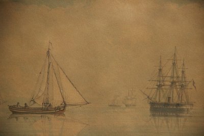 Maritim tegning fra 1868