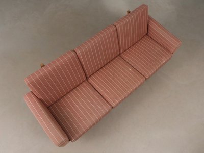 Wegner GE 236 getama 3 pers. sofa i eg