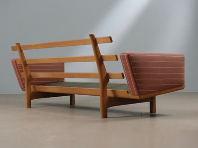 Wegner GE 236 getama 3 pers. sofa i eg