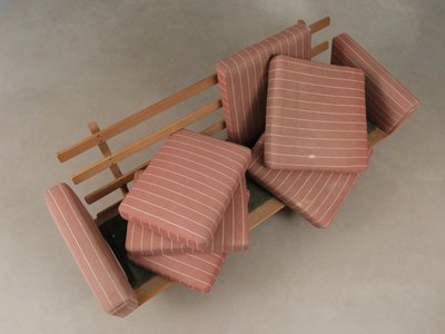 Wegner GE 236 getama 3 pers. sofa i eg