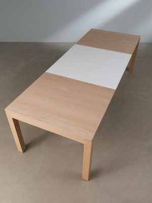 Spisebord m. 2 tillægsplader