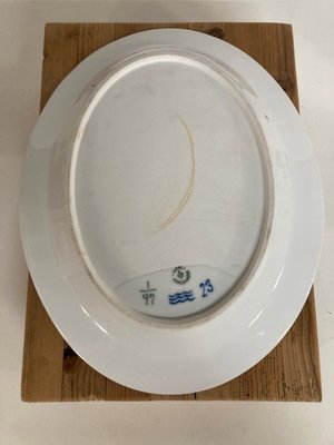 Royal Copenhagen Musselmalet Riflet Fad