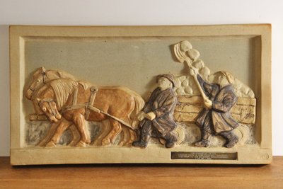 Bing & Grøndahl stentøjsrelief Karl Otto Johansen 1968