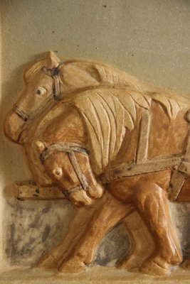 Bing & Grøndahl stentøjsrelief Karl Otto Johansen 1968