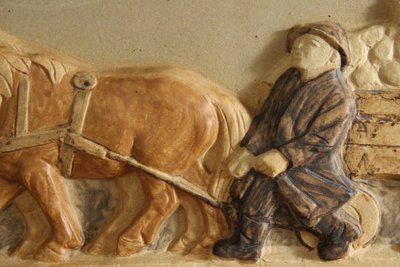 Bing & Grøndahl stentøjsrelief Karl Otto Johansen 1968