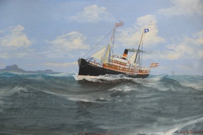 Olaf Gulbransson Maritimt oliemaleri