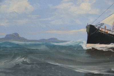 Olaf Gulbransson Maritimt oliemaleri