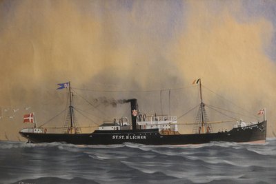 Antikt maleri af F. Corpuz