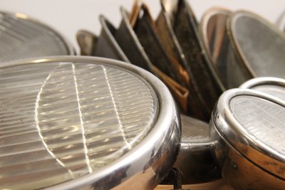 Originale Ford Model A forlygter, glas og reservedele