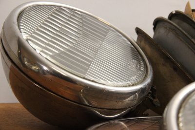 Originale Ford Model A forlygter, glas og reservedele