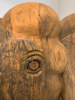 Stor statue, Træelefant fra Kbh´s ZOO