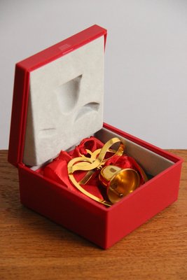 Georg Jensen forgyldt juleuro 1984