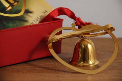 Georg Jensen forgyldt juleuro 1984