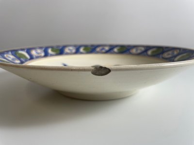 8 stk antikke Aluminia tallerkner platter