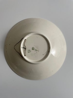 8 stk antikke Aluminia tallerkner platter