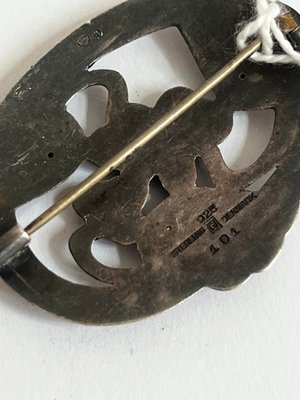 Georg Jensen broche nr 101 sølv