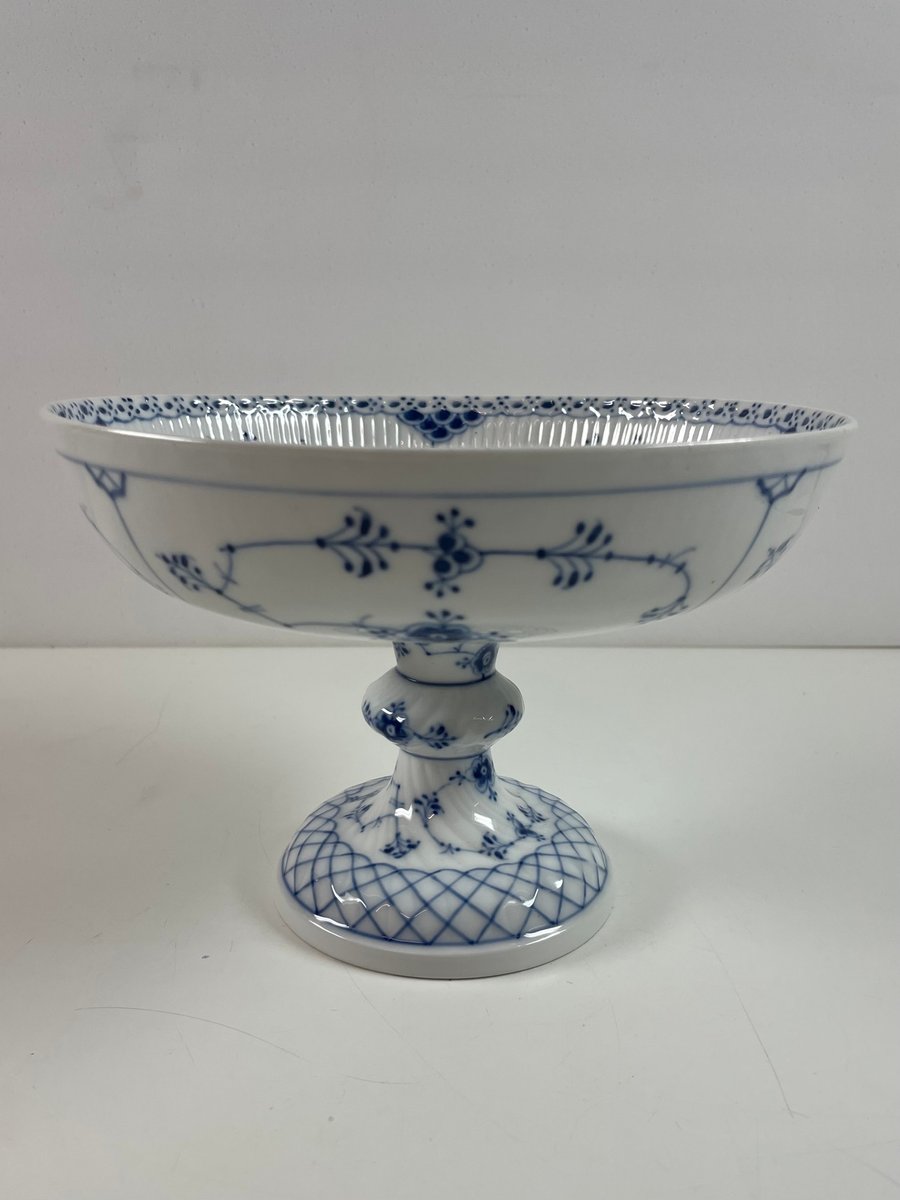 Royal Copenhagen Musselmalet Riflet Opsats Nr. 513/514