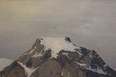 Emanuel A. Petersen Grønlandsmaleri fra 1924