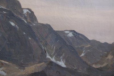 Emanuel A. Petersen Grønlandsmaleri fra 1924