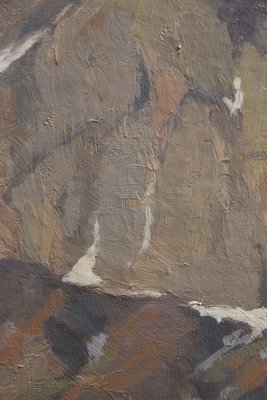 Emanuel A. Petersen Grønlandsmaleri fra 1924