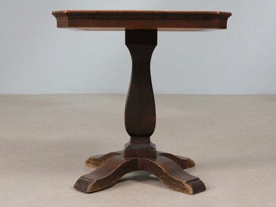 Unikt vintage kakelbord med botanisk motiv
