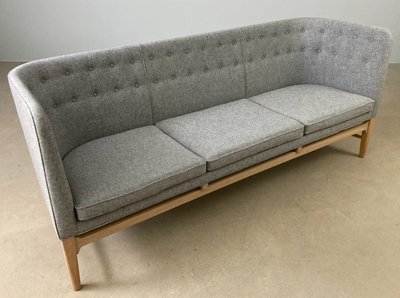 Arne Jacobsen 3 pers. sofa i grå uld