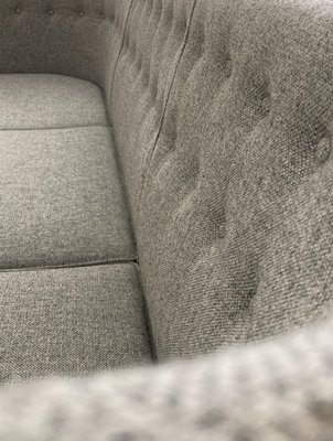 Arne Jacobsen 3 pers. sofa i grå uld